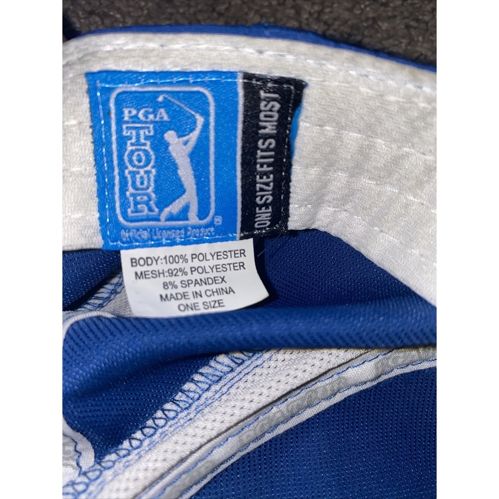 PGA‎ Golf Tour Hat Blue - One Size Fits Most Adjustable - Picture 5 of 5